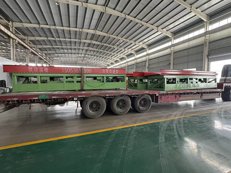 选金溜槽设备出口