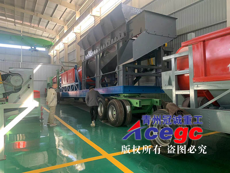 移动式原矿尾矿重选车